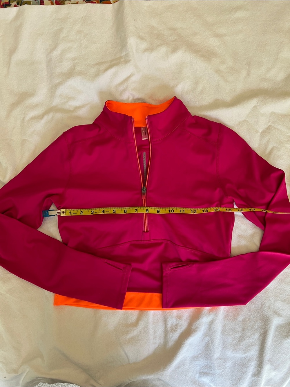 FP for Free People Movement 1/2 zip jacket size M